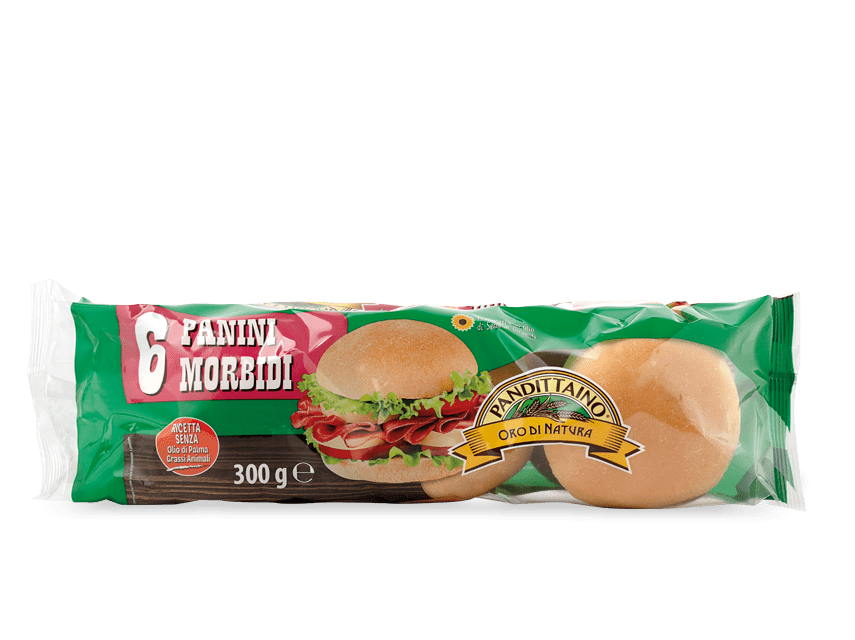 Panini morbidi per Hamburger Pandittaino