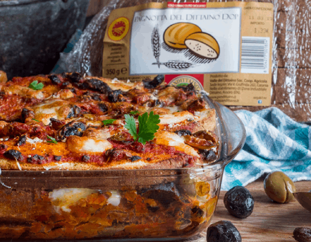 Ricetta lasagna di pane Pandittaino