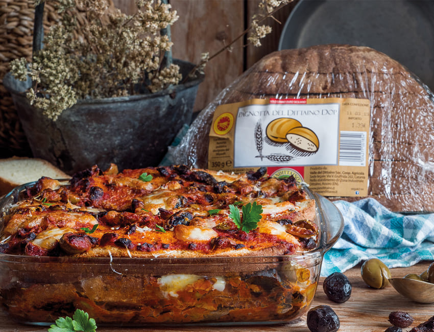 Ricetta lasagne di pane Pandittaino