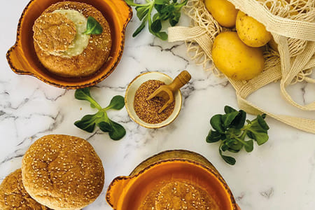 Panini con vellutata di patate ricetta Pandittaino