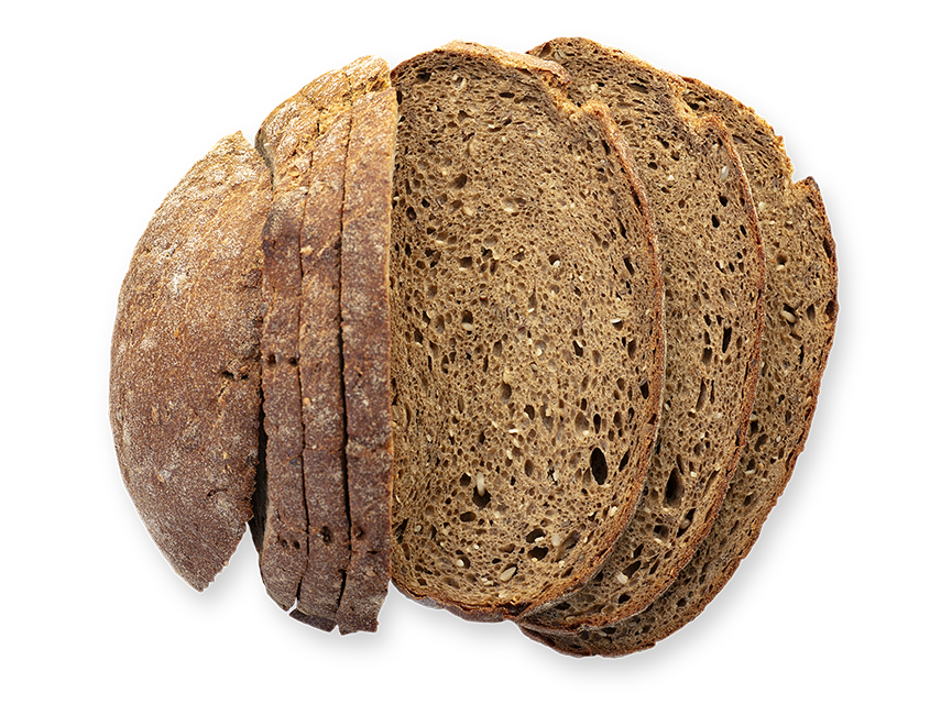 Pane di semola di grano duro affettato multicereale