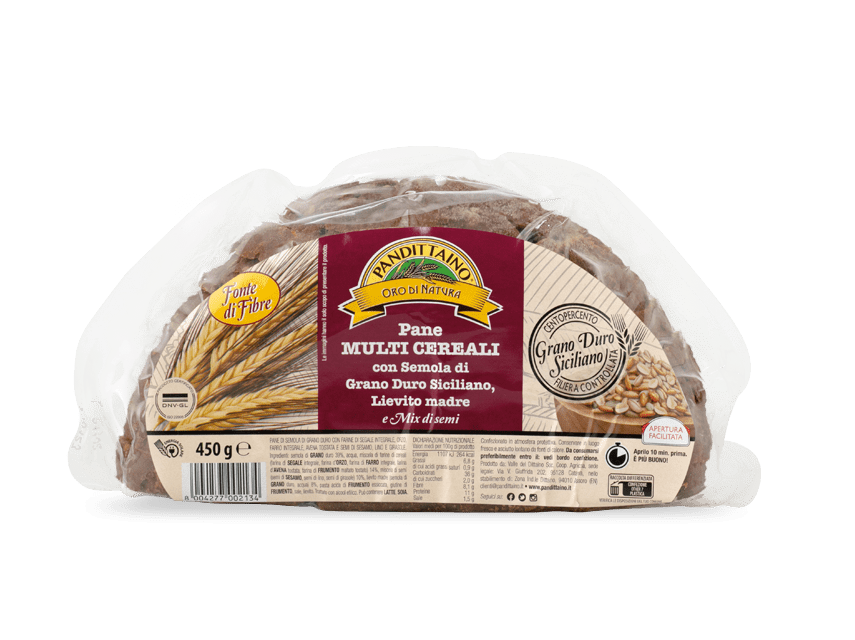 Pane multicereali pack 450g Pandittaino