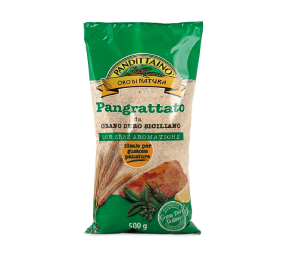 Pack del pangrattato da pane di semola di grano duro ed erbe aromatiche